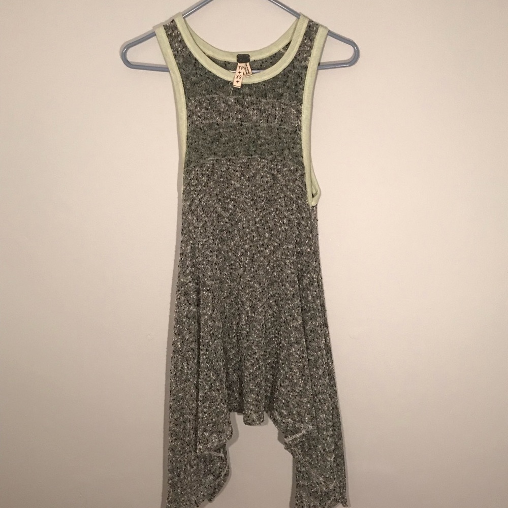 Free People sweater tank dress